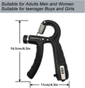 Portable Adjustable Hand Gripper 5-60kg – Wrist, Forearm & Finger Strength Training