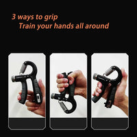 Portable Adjustable Hand Gripper 5-60kg – Wrist, Forearm & Finger Strength Training