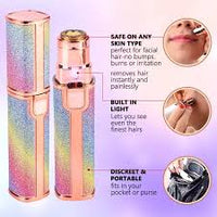 2-in-1 Rechargeable Women's Face Hair Remover & Epilator – Painless Electric Trimmer for Upper Lip, Chin, Eyebrow, Arms & Body